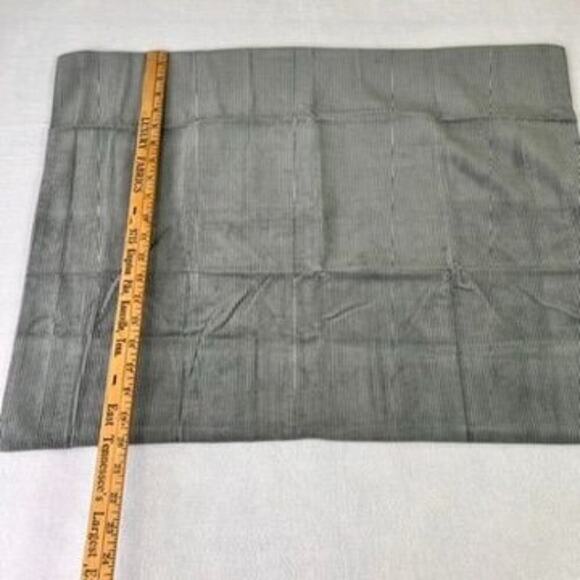 Pottery Barn PB Teen Standard Pillow Sham Corduroy Gray 3347 - Picture 4 of 7